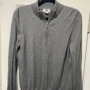 Cutter and Buck Men’s XL Quarter Zip Sweater